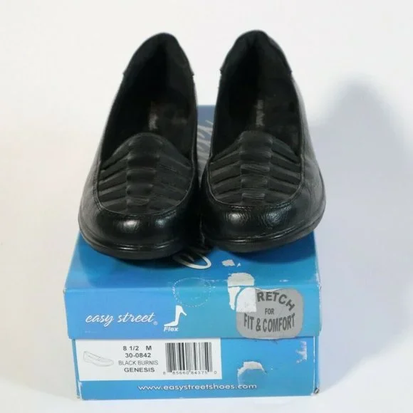 easy street Shoes New Easy Street Black Genesis Loafers 85